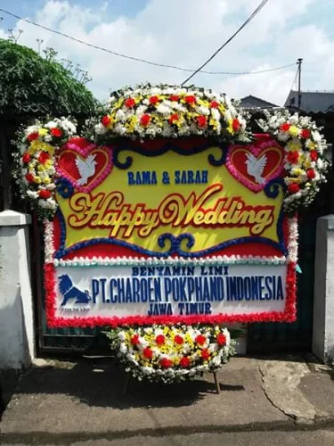 Karangan Bunga Pernikahan Gereja Santa Monika Bsd
